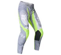 FOX 180 Frame Pantalones de motocross, gris/amarillo, Talla 28