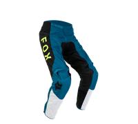 FOX 180 Nitro Pantalones de motocross, negro-blanco-verde-azul, tamaño 32
