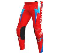 FXR Clutch Pro Pantalones de motocross, negro-blanco-rojo-azul, tamaño 38 para Hombres