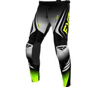 FXR Clutch Pro 2025 Pantalones de motocross, negro-verde, tamaño 34 para Hombres