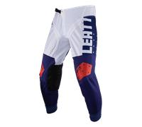 Leatt 4.5 Lite Pantalones de motocross, blanco-rojo-azul, tamaño S