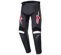 Pantalones de motocross para niños Alpinestars Racer Lucent en negro, blanco y rojo 24