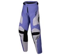 Alpinestars Racer Veil Pantalones de motocross para jóvenes, negro-lila, tamaño 28