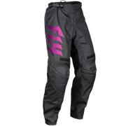 Fly Racing F-16 2024 Pantalones de motocross para niños, negro-rosa, tamaño 24