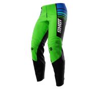 Shot Draw Kid Peak Pantalones de motocross, negro-verde, tamaño 36 para Niños
