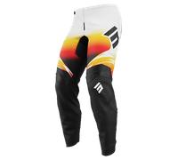 Shot Draw X-Trem Pantalones de motocross para niños, negro-blanco-naranja, tamaño 11 - 12 12 - 14 12/14 12 años 13 años