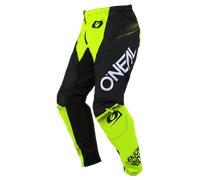 Oneal Element Racewear Pantalones de motocross, negro-amarillo, tamaño 34 para Hombres