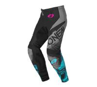Pantalones de Cross O'Neal Element Roller Mujer Negro/Cian32 Negro,Cian