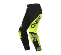 Oneal Element Shocker Pantalones de motocross, negro-amarillo, tamaño 36