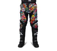 O'NEAL | Pantalones de Motocross | Motocicleta de Enduro | Tejidos de Denier duraderos, con Gran Libertad de Movimiento, Ajuste atlético | Pantalones Mayhem Crank | Adulto | Negro Multi | Talla 30