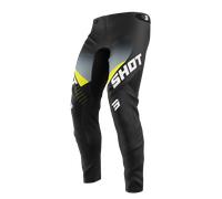 Shot Aerolite HVA Pantalones de motocross, negro-gris, tamaño 36 para Hombres