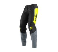 Shot Devo League Pantalones de motocross, negro-gris-amarillo, tamaño 30 para Hombres