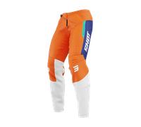Shot Devo League Pantalones de motocross, blanco-azul-naranja, tamaño 32 para Hombres