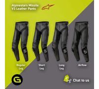 ALPINESTARS Pantalones Missile V3 Black / Black 60