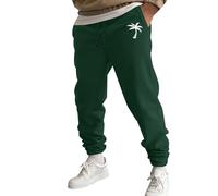 Pantalones de descanso para hombre, cintura elástica, pantalones sueltos de playa con bolsillos, pantalones de chándal ligeros, pantalones estampados de moda al aire libre, pantalones de ramos de alta