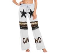 Pantalones de dormir para mujer, longitud larga, con cordón, XS-XL, bandera Come and Take It, La bandera viene y llévala, X-Small