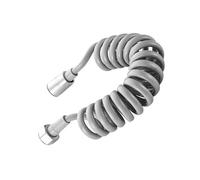 Pantalones de ducha multiusos, diseño flexible de bobina telefónica para baño, pulverizador de bidé, ligero y resistente a la corrosión (2 metros)