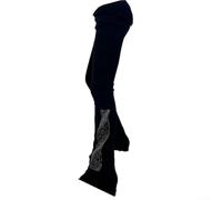 Pantalones de entrenamiento de patinaje artístico con capa de aislamiento de forro polar y ajuste relajado pero moldeador para confianza en el hielo (S)