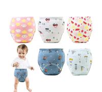 Pantalones de entrenamiento para el inodoro para niños pequeños: cómodos pantalones de entrenamiento reutilizables para niños y niñas | Pantalones de algodón a prueba de fugas Perfectos para el