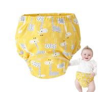 Pantalones de entrenamiento para niños pequeños, ropa interior de entrenamiento para ir al baño,Pantalones de entrenamiento para el baño para bebé de algodón lavable y transpirable de 6 capas - Ropa i
