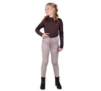 Pantalones de equitación de agarre total para niños QHP Softshell Emma 8 años