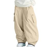 Pantalones de esquí a juego para mujer, resistentes al viento, impermeables, cálidos, para snowboard, esquí, longitud completa, pierna ancha, para invierno, deportes, senderismo, actividades de