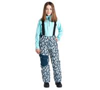 Pantalones de esquí Dare2Be Pow para niña con tirantes con flores 116