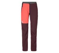 Pantalones de esquí de travesía Ortovox BERRINO PANTS W (winetasting) Mujer