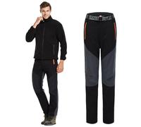 Pantalones de esquí Hombre Invierno Forro Polar Pantalones de Trabajo Gruesos Pantalón Nieve cálido Pantalones Trekking Caliente Pantalones Senderismo Elásticos Pantalones Montaña Exteriores