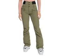 Pantalones de esquí Roxy Rising High Shell Snow para mujer caqui L