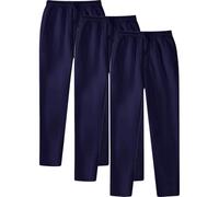 Pantalones de Hip Hop para Hombre Pantalones de Entrenamiento con Cordones y puños de Pista de Color sólido Informales con Bolsillo Piezas Vaquera Forrada Hombre