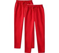 Pantalones de Hip Hop para Hombre, Pantalones de Entrenamiento Informales con puños de Pista de Color sólido y Bolsillos, 2 uds. Pantalones Hombre Traje
