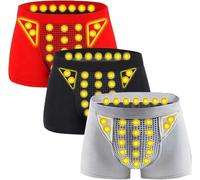 Pantalones De Hombre Energéticos De Terapia Magnética, Calzoncillos Tipo Bóxer Para Hombre Para Un Aumento Rápido, Ropa Interior Cómoda Y Transpirable Que Mejora El Poder Masculino (3 piezas,3XL)