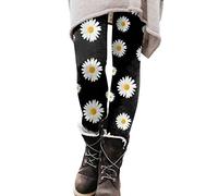 Pantalones de invierno de felpa casuales con estampado de cerillas, leggings de bota slim pantalones térmicos montaña, Negro-F., S