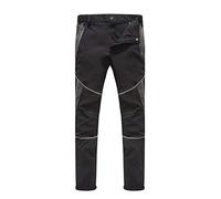 Pantalones de invierno para hombre, forrados, de softshell, pantalones de esquí para montañismo, senderismo, viajes, exteriores, cálidos, impermeables, resistentes al viento, transpirables, térmicos