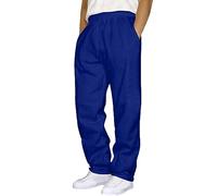 Pantalones de Jogging para hombre chic pantalones deportivos para hombre de gran tamaño, cómodos pantalones de carga para hombres sueltos chándal de corte recto ropa hombres Cargo sudaderas, B-azul
