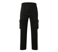 Pantalones de Jogging para Hombre Cómodos y CáLidos Pantalón de Entrenamiento Deportivo de Forro Polar con Bolsillos Pantalones Deportivos Casuales con Cordón BáSicos