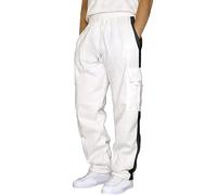 Pantalones de Jogging para Hombre Cómodos y CáLidos Pantalón de Entrenamiento Deportivo de Forro Polar con Bolsillos Pantalones Deportivos Casuales con Cordón BáSicos