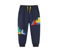 Pantalones de Jogging para niño Jogging grande para niños Bolsillos laterales Pantalones para niños Pantalones deportivos para niños Baggy Garcon Garcon, A-le negro, 2-3 Años