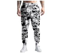 Pantalones de Jogging Vintage los 80 y 90, cordón Ajustable Corte Informal Amplio, Estilo Retro Original para Fiestas temáticas encuentros Informales Amigos cercanos.