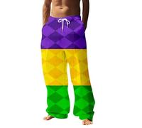 Pantalones de lino para hombre, largos, ligeros, medievales, con cordón, pantalones de lino, pantalones de tela, pantalones de ocio, pantalones de tela anchos, clásicos, de cintura alta, pantalones de