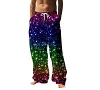 Pantalones de lino para hombre, largos, ligeros, medievales, con cordón, pantalones de lino, pantalones de tela, pantalones de ocio, pantalones de tela anchos, clásicos, de cintura alta, pantalones de