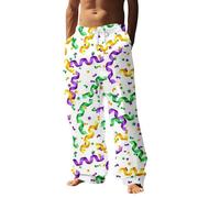 Pantalones de lino para hombre, largos, ligeros, medievales, con cordón, pantalones de lino, pantalones de tela, pantalones de ocio, pantalones de tela anchos, clásicos, de cintura alta, pantalones de