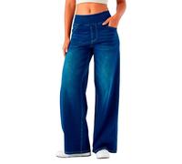 Pantalones de lino para mujer, colorido, con cinturón, elástico, con bolsillos, traje de escalada formal, con flores brillantes, para gimnasio, parte inferior, azul oscuro, XS