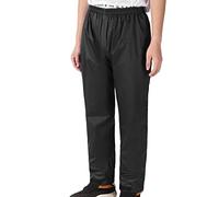 Pantalones de lluvia para hombre, para ocio, cortavientos, para exteriores, impermeables, transpirables, ligeros, resistentes al viento, impermeables, para exteriores, para senderismo, Negro , M