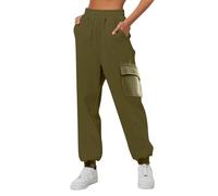 Pantalones de moda para mujer, informales, con estampado degradado, bolsillos, cintura alta, deportivos, para gimnasio, atlético, pantalones deportivos, sudadera cómoda, -, XXL