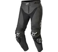 Pantalones De Moto Alpinestars De Cuero Track V2 - Negro 312901910