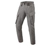 Revit Cargo Tristan Tapered Pantalones textiles de motocicleta, gris, tamaño 34 38 para Hombres