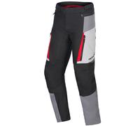 Pantalones de moto impermeables para mujer Alpinestars Stella ST-1 Colección Honda gris-gris oscuro-negro-rojo L