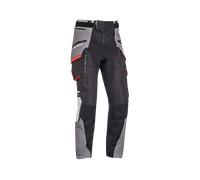 Ixon Ragnar Pantalones textiles para motocicletas, negro-rojo, tamaño S